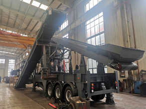 时产580-750吨煤炭履带移动式制砂机